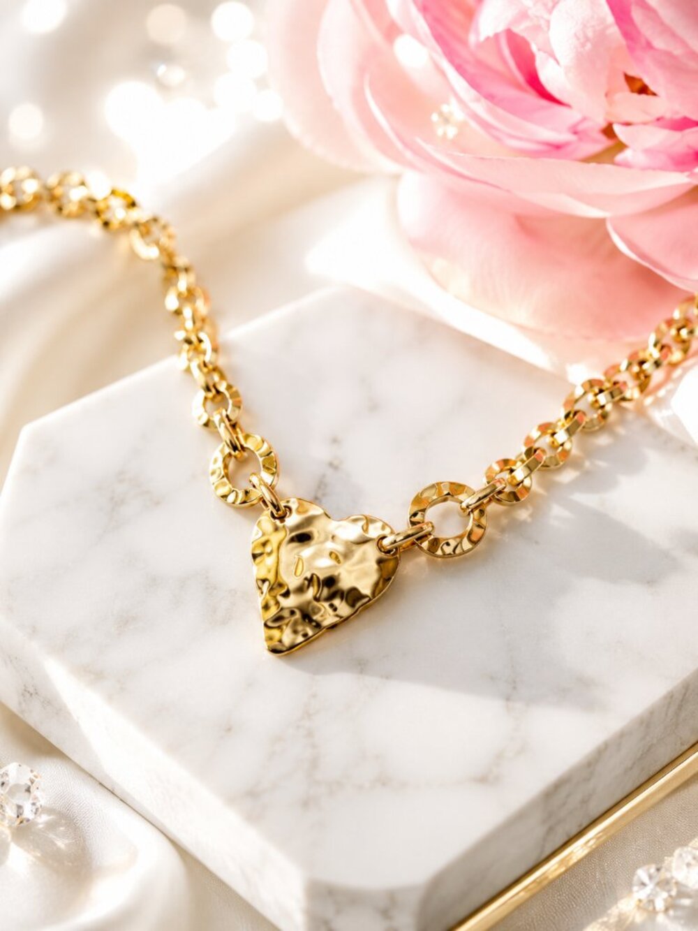 Park Lane Bambi Heart Necklace - Picture 2 of 7